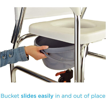 Nova Ortho-Med, INC. SHOWER COMMODE W/WHEELS