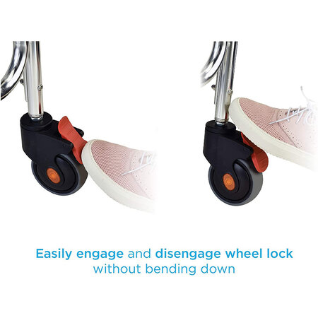 Nova Ortho-Med, INC. SHOWER COMMODE W/WHEELS