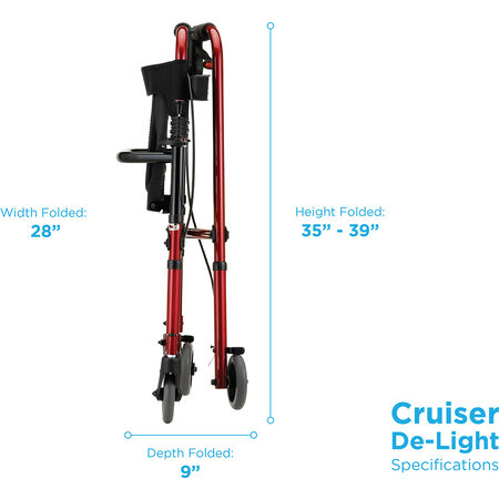 Nova Ortho-Med, INC. Cruiser De-Light Rolling Walker