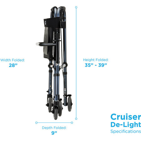 Nova Ortho-Med, INC. Cruiser De-Light Rolling Walker