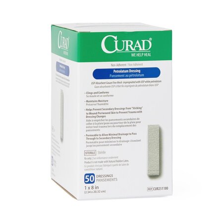 Curad Petrolatum Dressing 1"x8"