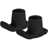 Nova Ortho-Med, INC. Walker Glide Skis Black With Covers