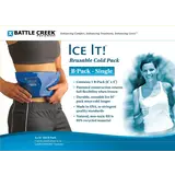 battle Creek Equipment Ice It B Pack 6 x 2'' Hot or Cold Pack