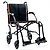 Feather Feather 18" Transport chair Includes Seat & Back Overlay, Swingaway Legrests, 18" Seat Width
