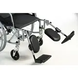 Feather Elevating Legrests Feather 18" Manual Wheelchair (Matte Black)