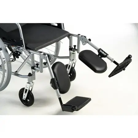 Feather Elevating Legrests Feather 18" Manual Wheelchair (Matte Black)