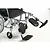Feather Elevating Legrests Feather 18" Manual Wheelchair (Matte Black)
