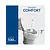 Bemis Independence Round 3" Elevated Toilet Seat, Open-Front Ring with  Snap 2 Secure