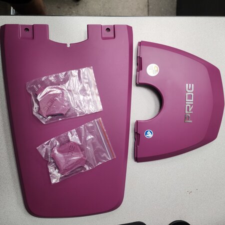 Pride Mobility Shroud KIT front and rear, Jazzy Evo , Sugar Plum Matte finish