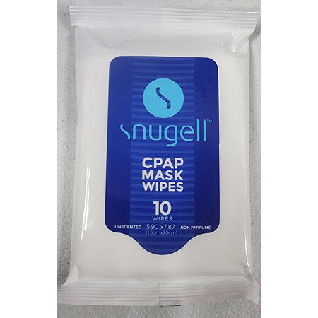 Snugell Unscented CPAP Mask Wipes Travel Pack - Each Pack