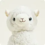 Rose Health Warmies Soft Plush Animals White Llama