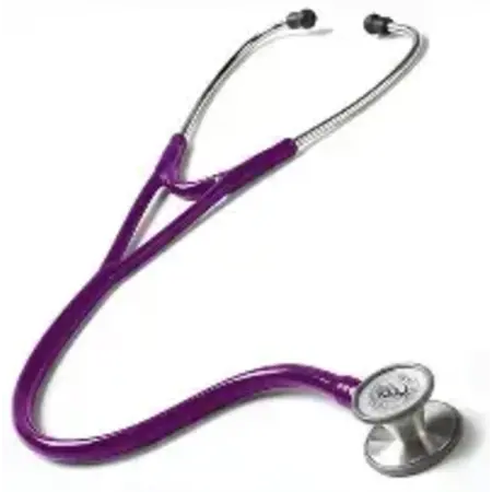 Precision Medical Elite Adult Stainless Steel Stethoscope Purple