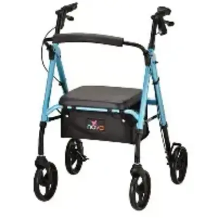 Nova Ortho-Med, INC. STAR 6 OS ROLLATOR SKY BLUE