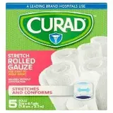 Curad Curad Stretch Rolled Gauze, 3in x 4.1yd