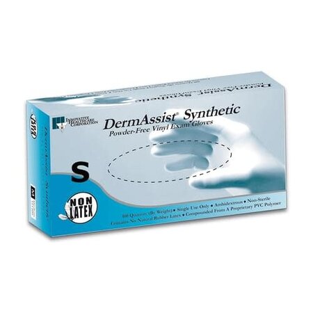 DermAssist Powder-Free Vinyl Exam Gloves