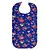 Reusable Adult Bib Blue Rose With Catch