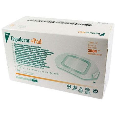 3M Tegaderm +Pad Film Dressings with Absorbent Pad by 3M Healthcare