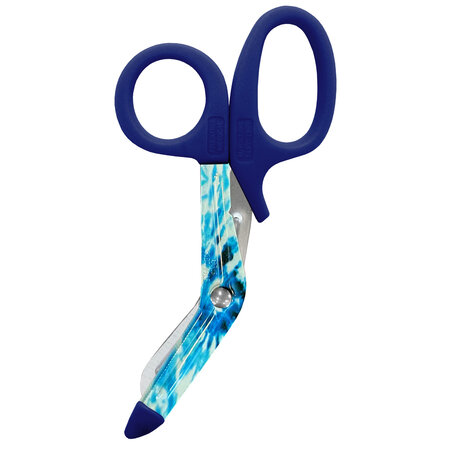 PRESTIGE MEDICAL Scissor - StyleMate Tie Die Cool Blue
