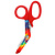 PRESTIGE MEDICAL Scissor - StyleMate Tie Die Rainbow