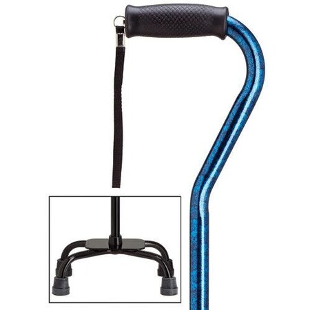Large Base Granite Quad Cane