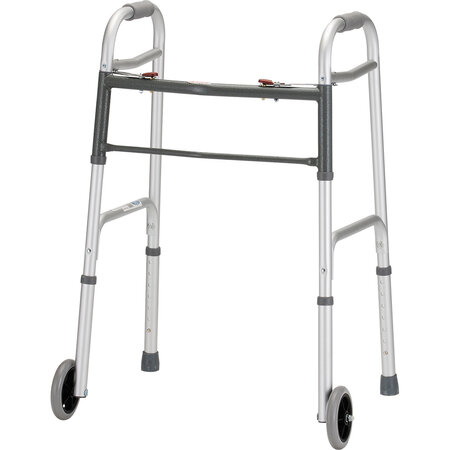 Nova Ortho-Med, INC. Folding Walker 2 Button Pediatric w/ Wheels