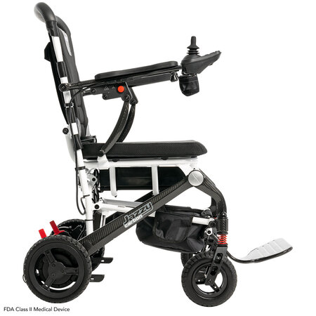 Pride Mobility Jazzy Passport Carbon Fiber White