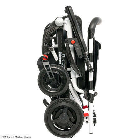 Pride Mobility Jazzy Passport Carbon Fiber White