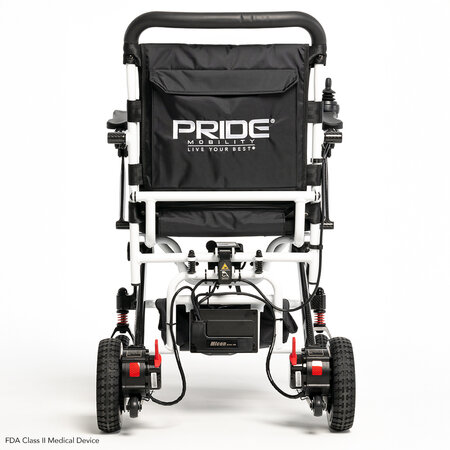 Pride Mobility Jazzy Passport Carbon Fiber White