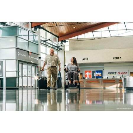 Pride Mobility Jazzy Passport Carbon Fiber White