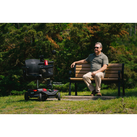 Pride Mobility GoGo Endurance AL+ Matte Red 8AH