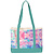 PRESTIGE MEDICAL Large Tote Bag- Tie Dye Turquoise