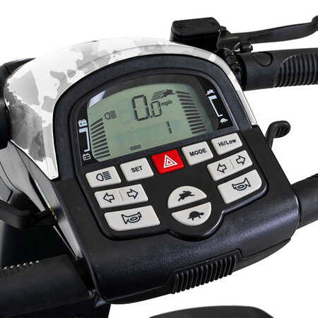 Pride Mobility Baja Wrangler 2 White Camo