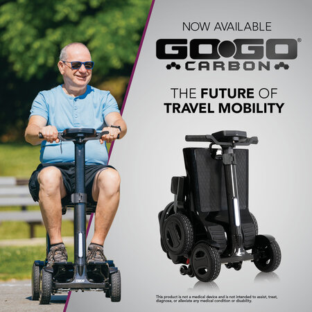 Pride Mobility Go Go Carbon Scooter