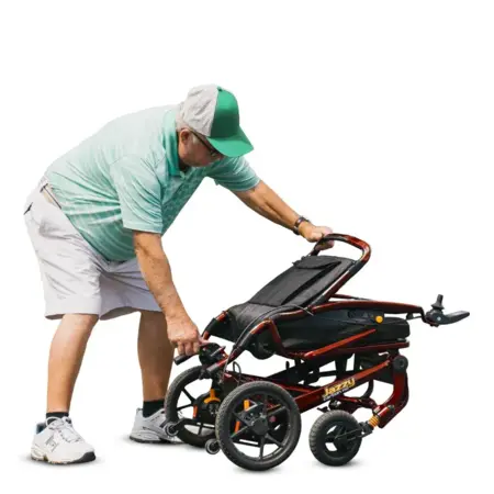 Pride Mobility Jazzy Carbon HD PWC Black Cherry