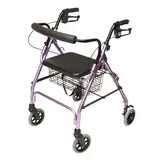 GRAHAM-FIELD WalkAbout Lite Aluminum Rollator Lavender Standard