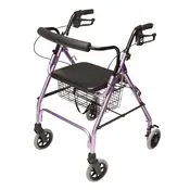GRAHAM-FIELD WalkAbout Lite Aluminum Rollator Lavender Standard