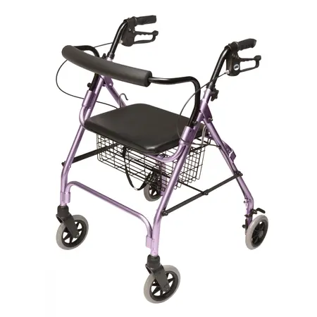 GRAHAM-FIELD WalkAbout Lite Aluminum Rollator Lavender Standard