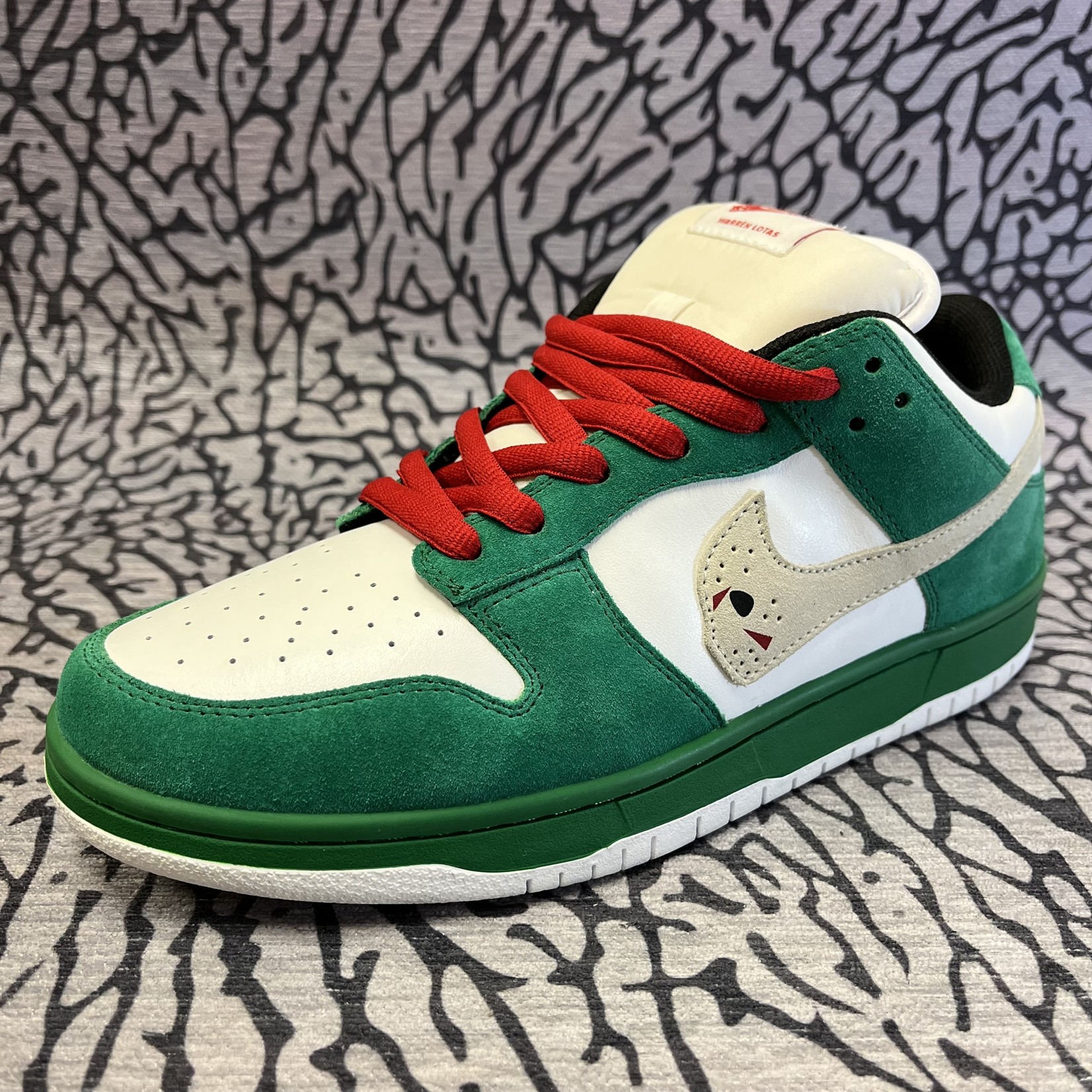 超爆安 lotas warren US10.5 - NIKE green ダンク カスタム dunk