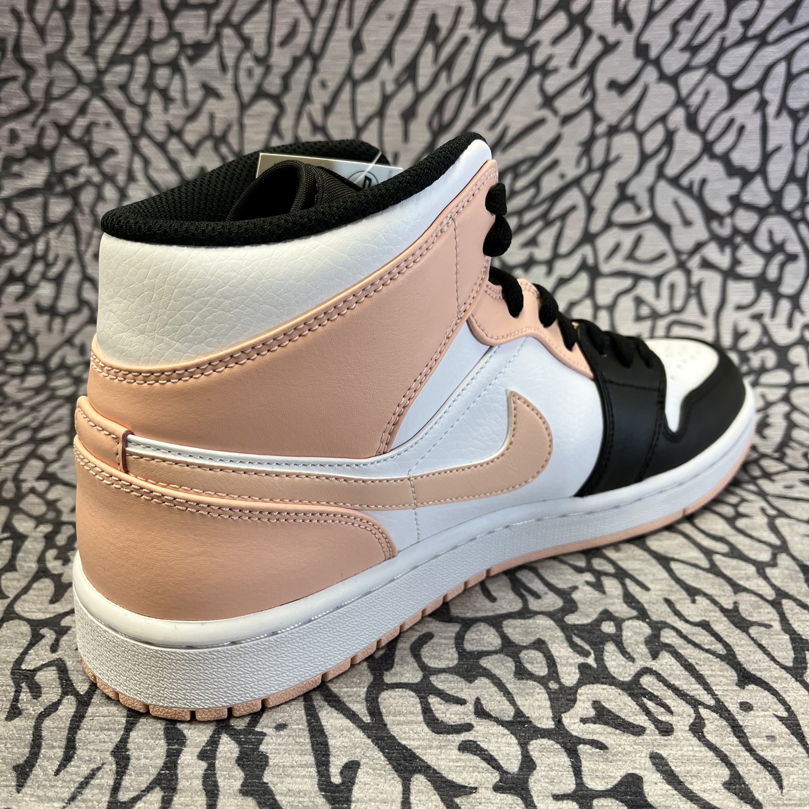 Air Jordan 1 Mid Arctic Orange Black Toe - Lavish Life Sneakers