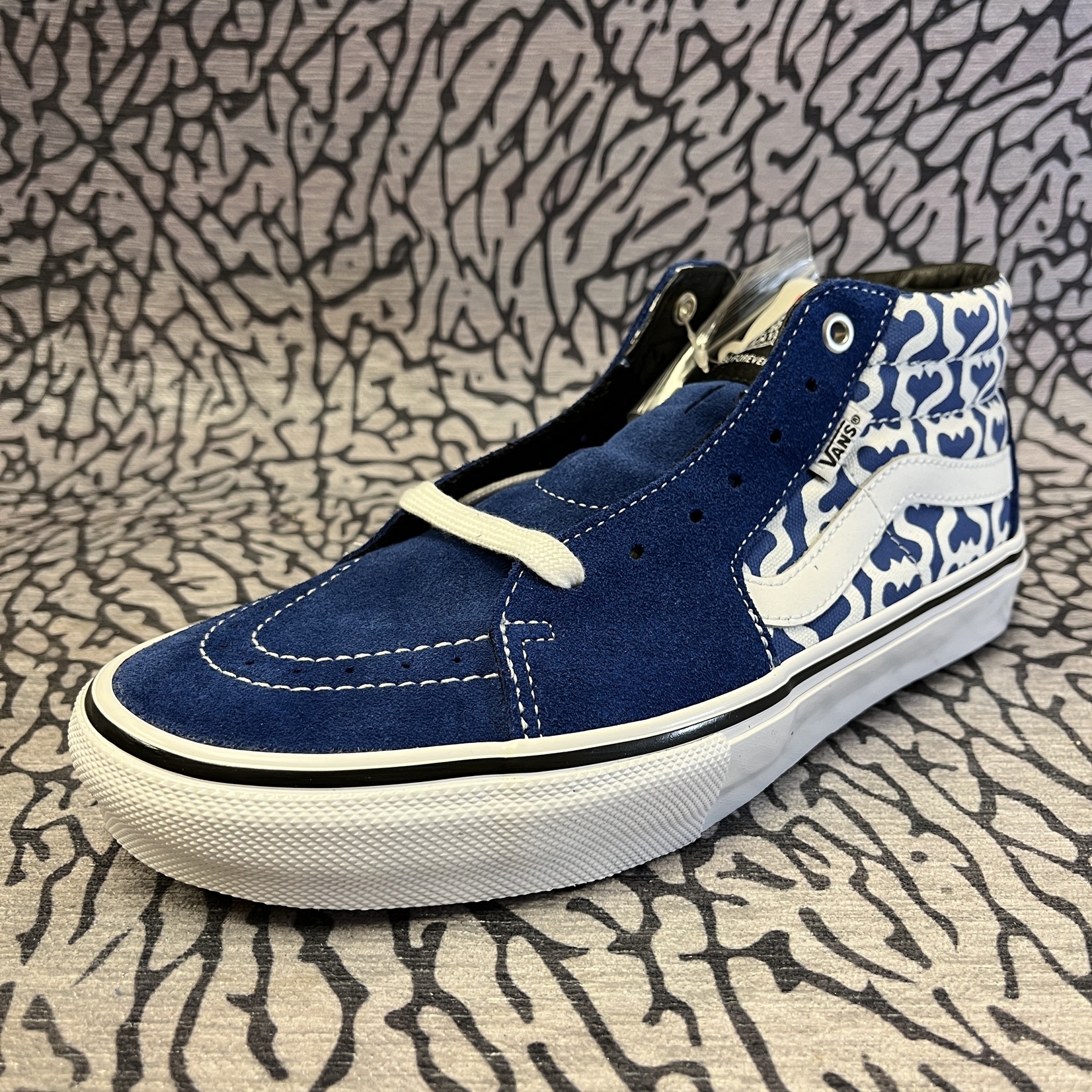 Vans Vans Skate Grosso Mid Supreme Monogram S Logo Royal - Lavish