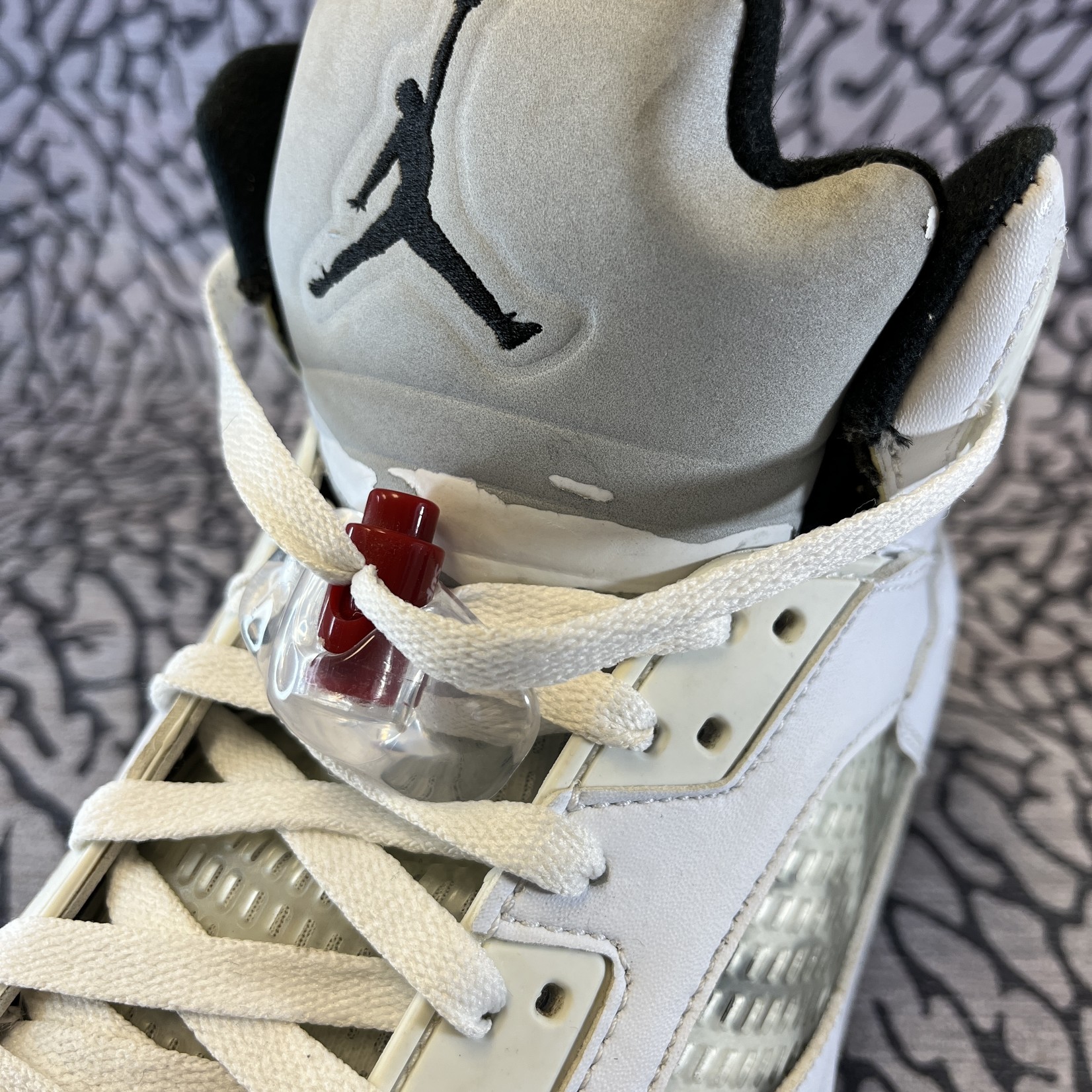 Jordan Pre-owned Air Jordan 5 Retro Supreme White Rep Box