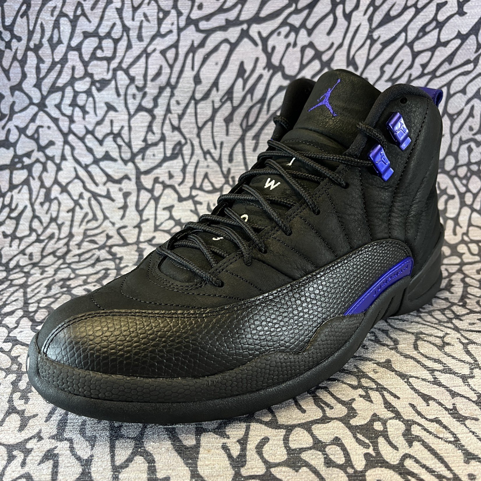 Jordan Pre-owned Air Jordan 12 Retro Black Dark Concord