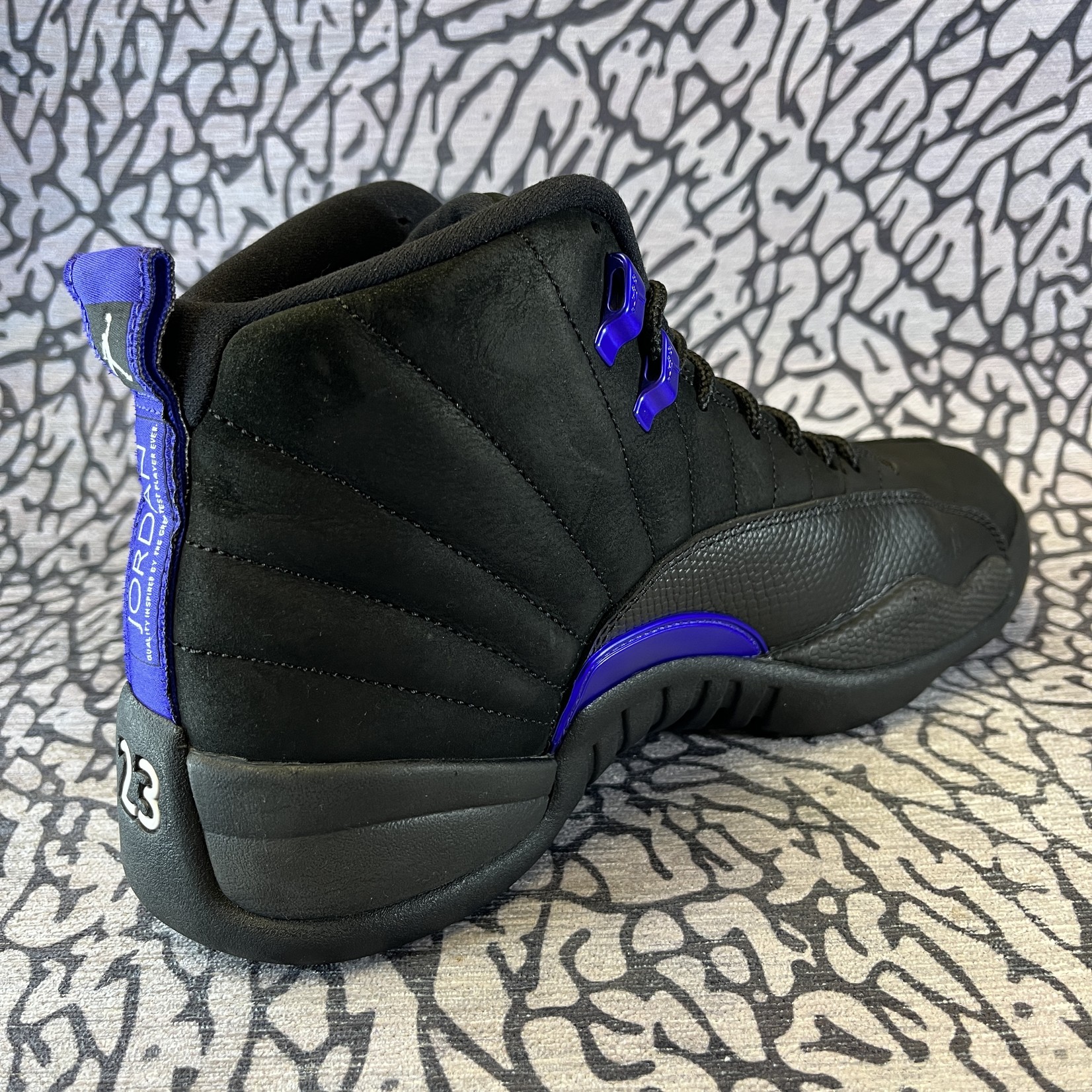 Jordan Pre-owned Air Jordan 12 Retro Black Dark Concord