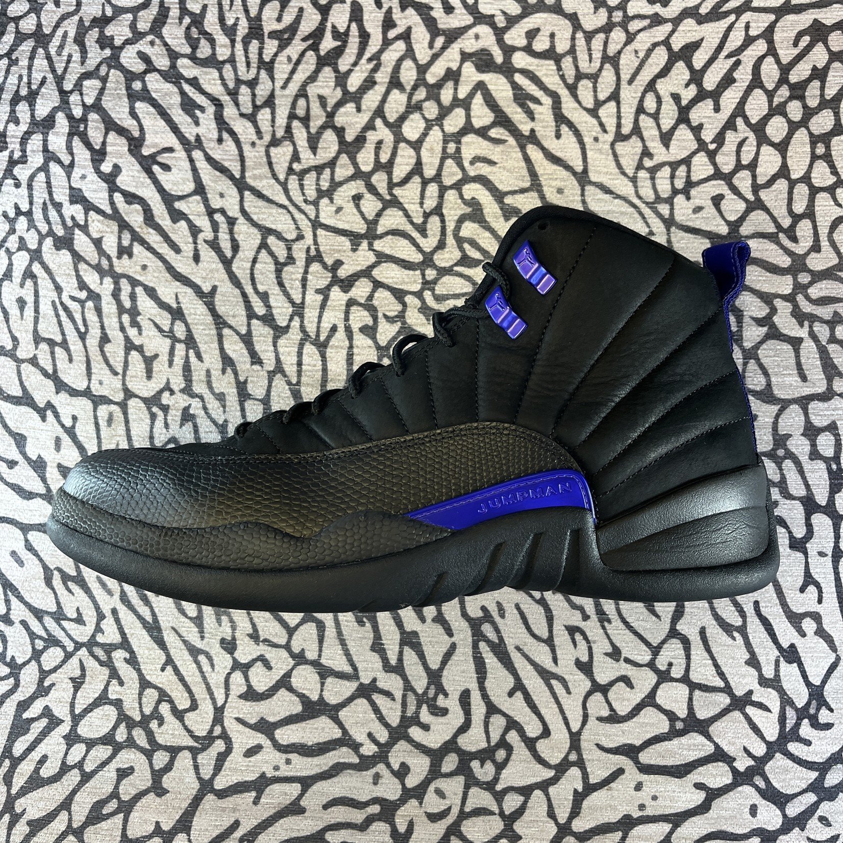 Jordan Pre-owned Air Jordan 12 Retro Black Dark Concord