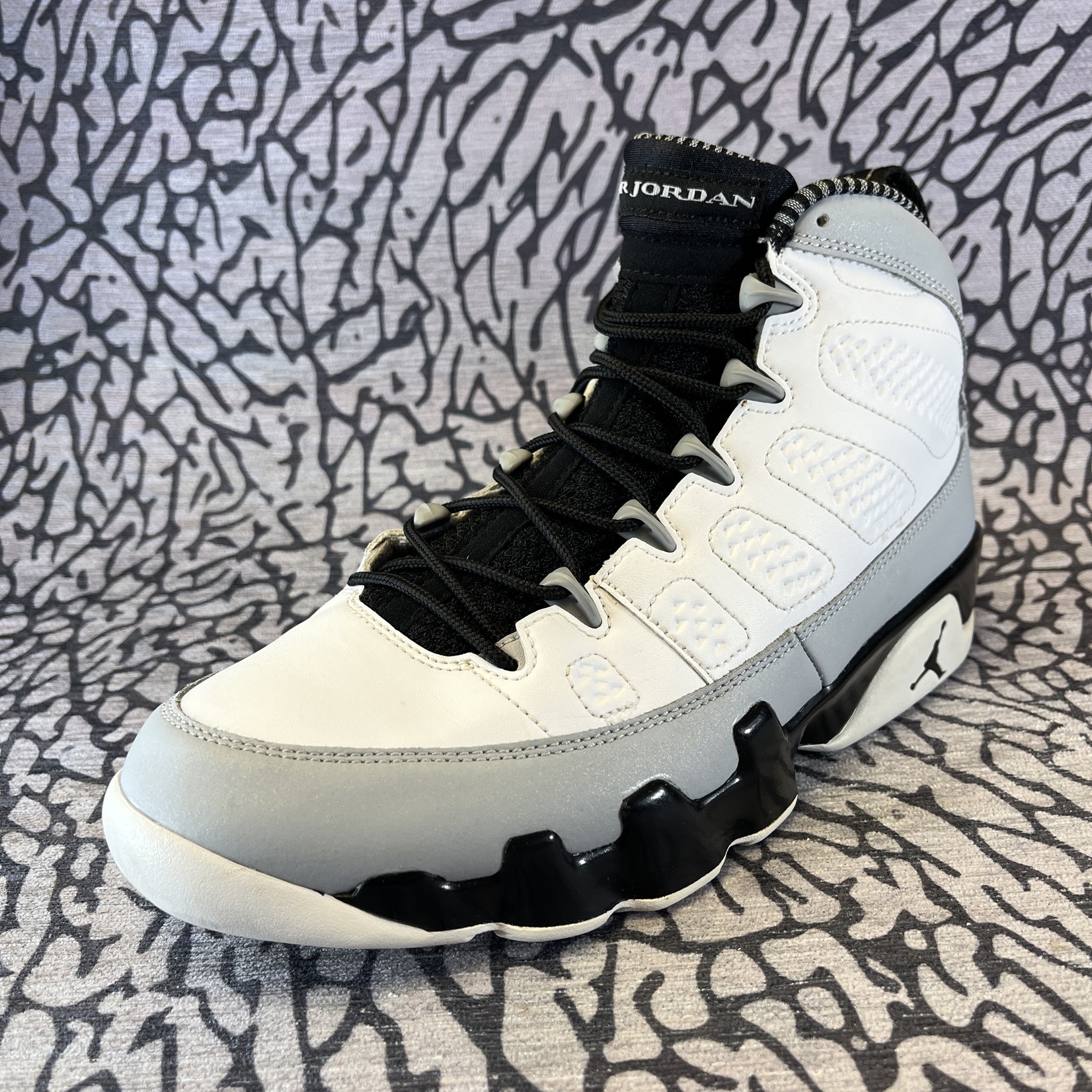 Jordan Pre-owned Air Jordan 9 Retro Barons Rep Box