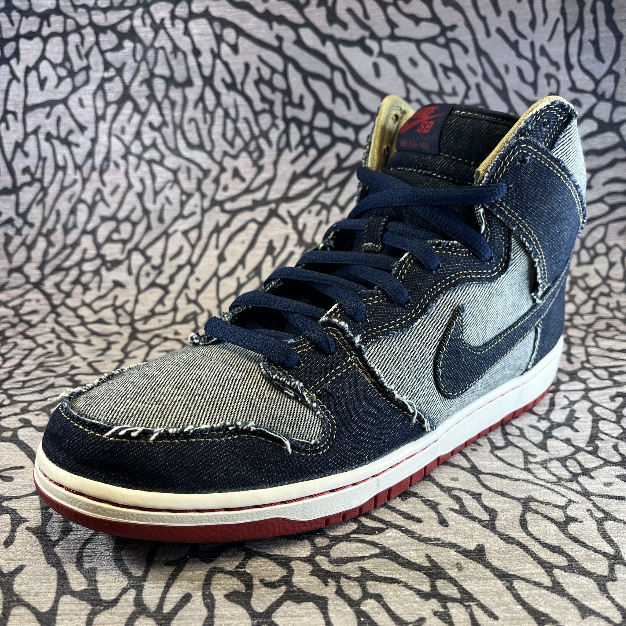 Nike SB Pre-owned SB Dunk High Reese Forbes Denim - Life Sneakers