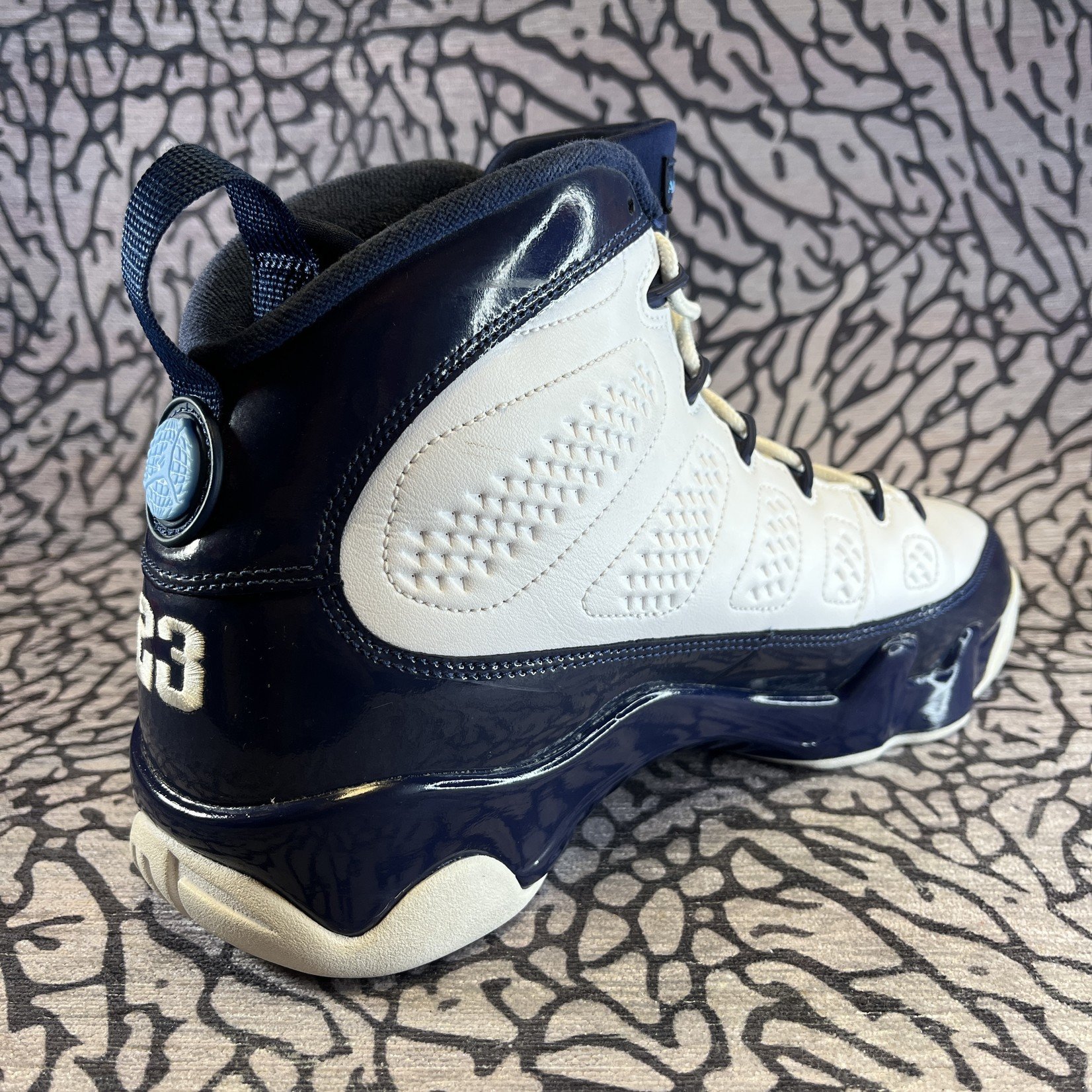 Jordan Pre-owned Air Jordan 9 Retro Pearl Blue Rep Box