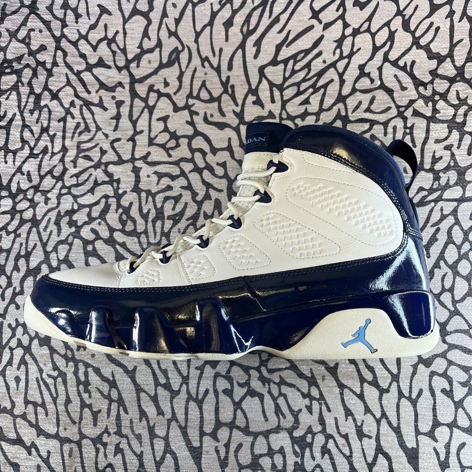 Jordan Pre-owned Air Jordan 9 Retro Pearl Blue Rep Box