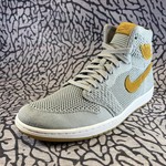 Jordan Pre-owned Air Jordan 1 Retro High Flyknit Wolf Grey