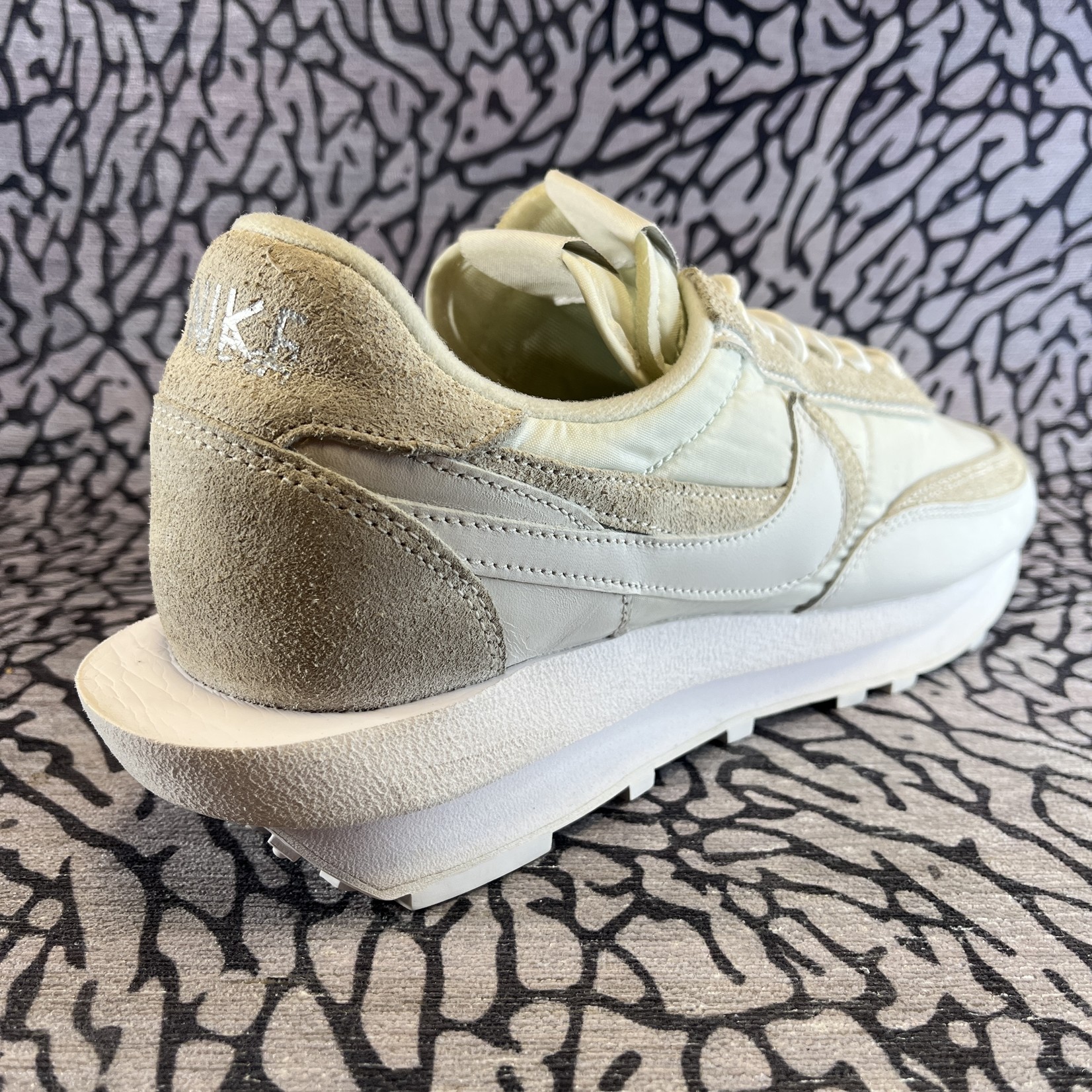 Nike Pre-owned Nike LD Waffle Sacai White Nylon